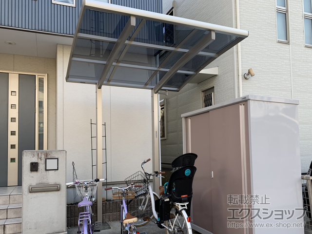 愛知県名古屋市ののサイクルポート・駐輪場 レイナポートグランミニ 積雪〜20cm対応 施工例