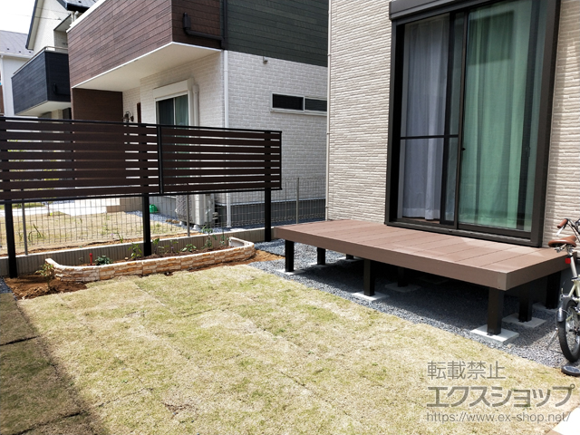 埼玉県桶川市ののウッドデッキ マージウッドデッキ 施工例