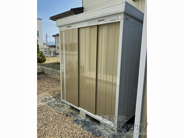 山形県東村山郡山辺町のの物置・屋外倉庫 ネクスタ 一般型 1790×1370×2075 NXN-25S-MB 施工例