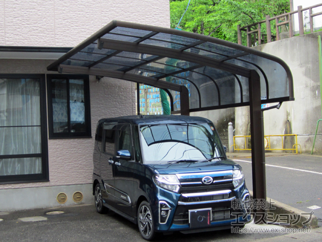 宮城県塩竈市ののカーポート プレシオスポート アルファ 積雪〜20cm対応 施工例