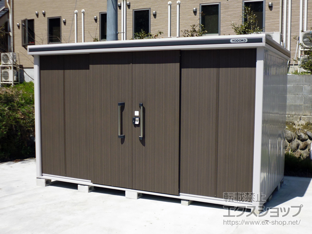 宮城県黒川郡大衡村のの物置・屋外倉庫 エルモ 一般型 3620×1870×2118 LMD-3618-DW 施工例
