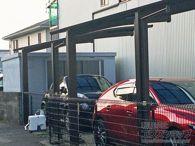 静岡県静岡市ののカーポート プレシオスポート 積雪〜20cm対応 施工例