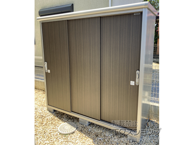 千葉県千葉市のの物置・屋外倉庫 エスモ 一般型 2100×750×1959（ESE-2107A） ESE-2107A-DW 施工例