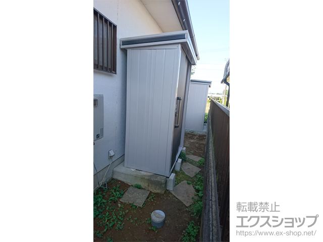 栃木県矢板市のの物置・屋外倉庫 エルモ 一般型 1520×820×2122（LMD-1508） LMD-1508-DW 施工例