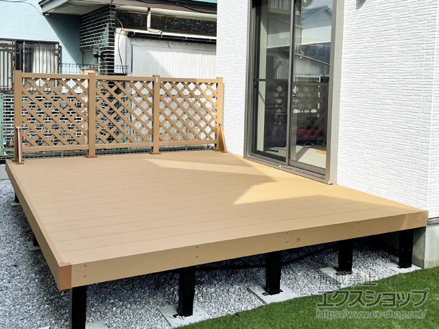 神奈川県平塚市ののウッドデッキ リウッドデッキ 200 施工例