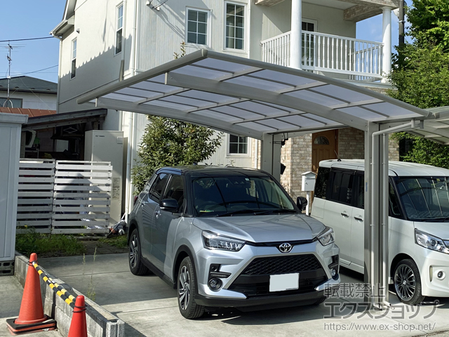 宮城県登米市ののカーポート プレシオスポート 積雪〜20cm対応 施工例