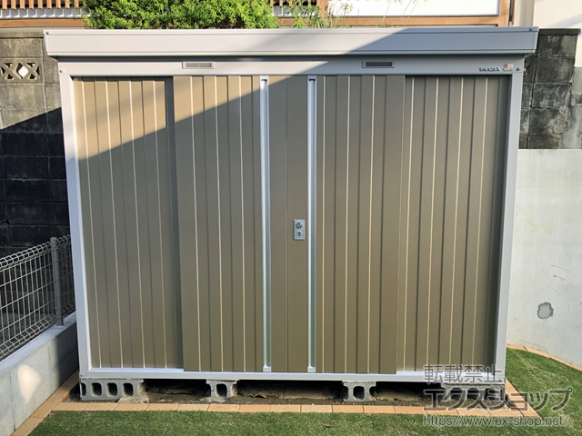 福岡県福岡市のの物置・屋外倉庫 ネクスタ 一般型 2630×950×2075 NXN-26S-MB 施工例