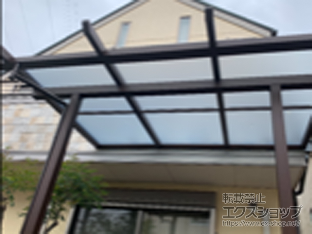 東京都調布市ののテラス屋根 サザンテラス (パーゴラ仕様) テラスタイプ 単体 積雪〜20cm対応 施工例