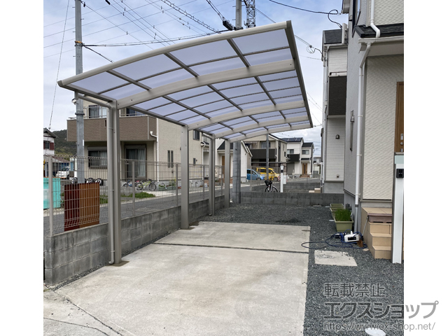 兵庫県姫路市ののカーポート レイナポートグラン　積雪〜20cm対応 施工例