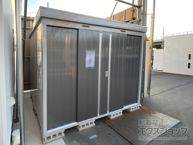 愛知県豊明市のの物置・屋外倉庫 ネクスタ 一般型 2630×2210×2075（NXN-60S） NXN-60S-PG 施工例