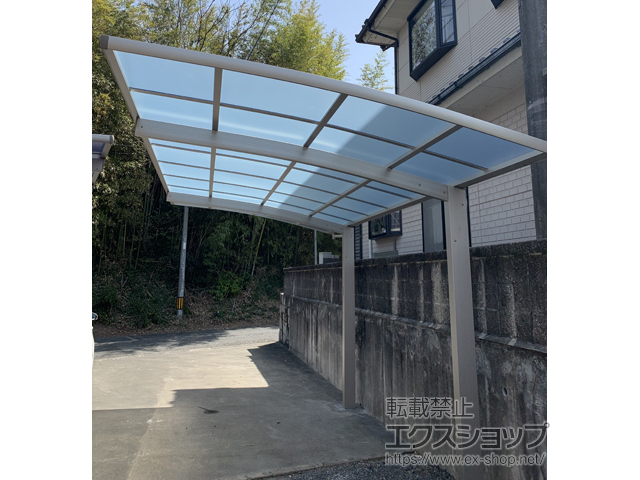 岡山県総社市ののカーポート レイナポートグラン　積雪〜20cm対応 施工例