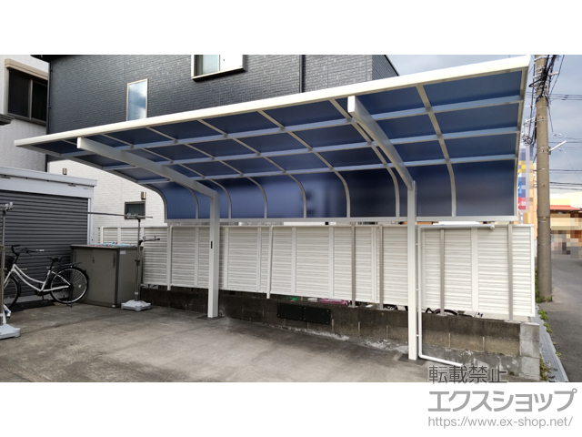 神奈川県座間市ののカーポート レイナキャップポートグラン　積雪〜20cm対応 施工例