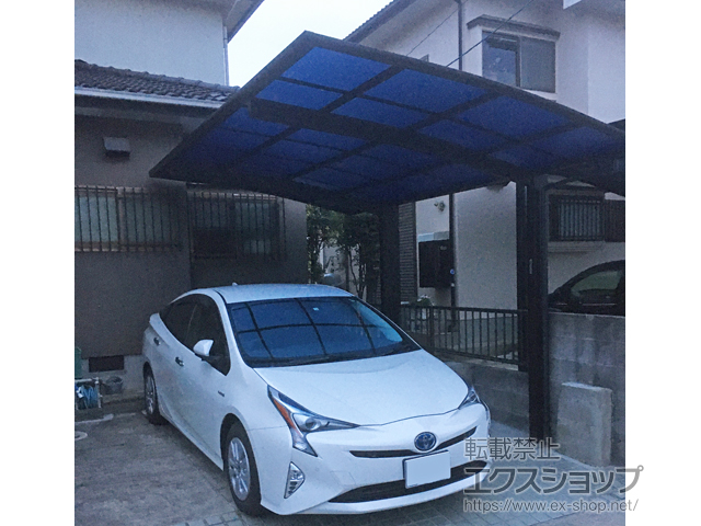 熊本県熊本市ののカーポート プレシオスポート 積雪〜20cm対応 施工例