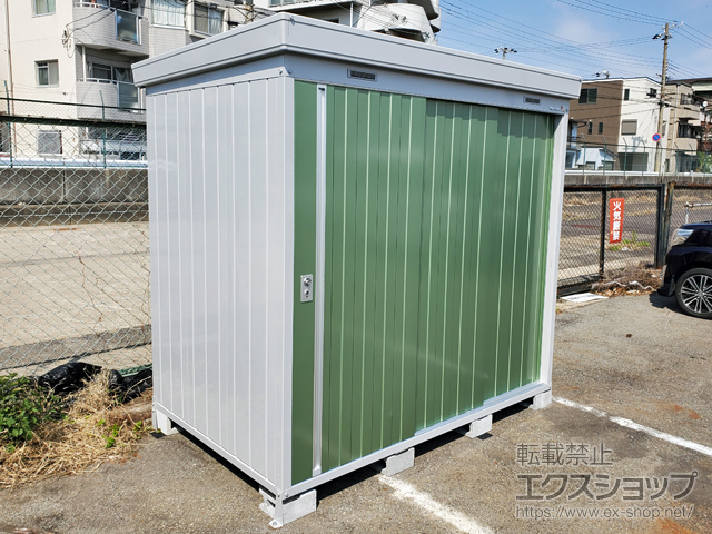 兵庫県神戸市のの物置・屋外倉庫 ネクスタ 一般型 2210×1370×2075（NXN-30S） NXN-30S-OG 施工例