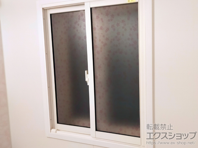 埼玉県さいたま市のの二重窓（内窓） インプラス  引違い窓 浴室仕様 タイル納まり 2枚建 施工例