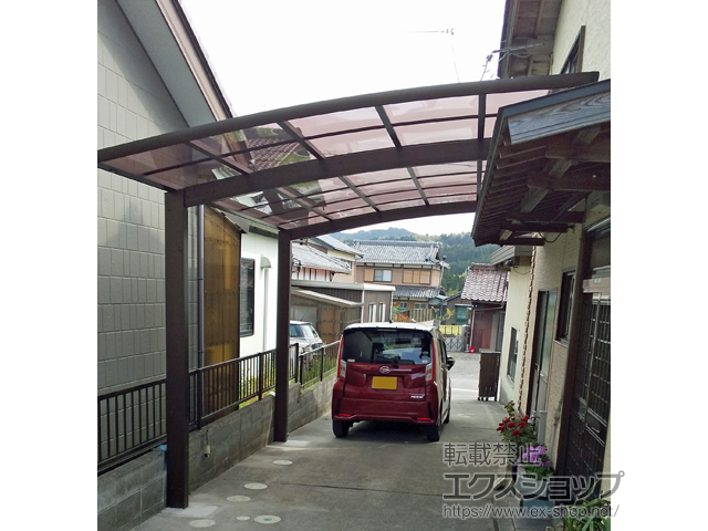 滋賀県甲賀市ののカーポート レイナポートグラン　積雪〜20cm対応 施工例