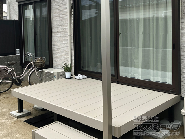 佐賀県佐賀市ののウッドデッキ リウッドデッキ 200 施工例