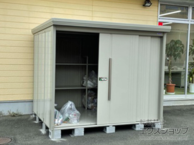 群馬県高崎市のの物置・屋外倉庫 Mr.ストックマンダンディ 一般型 2532×1922×2110（ND-2519） ND-2519-W 施工例