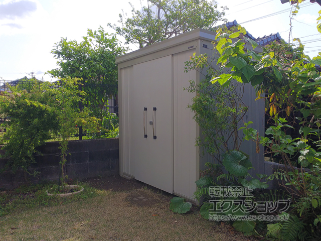 鹿児島県姶良市のの物置・屋外倉庫 ガーデンハウス DM-Z2113 一般型 2123×1323×2120 DM-Z2113-NW 施工例