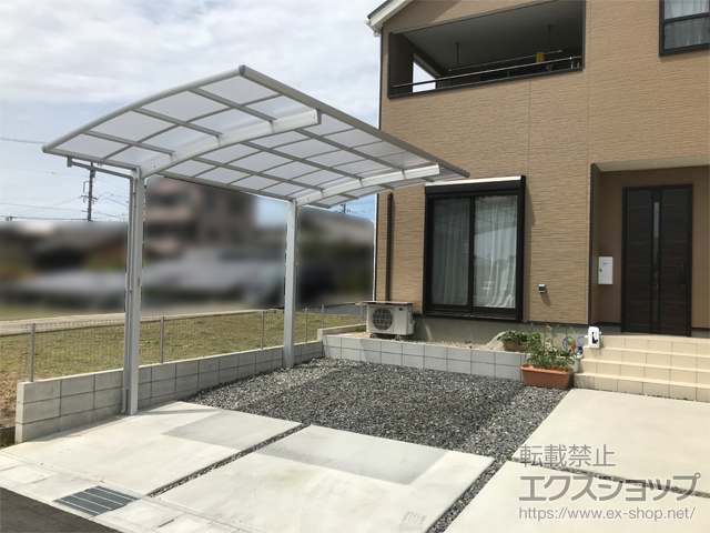 愛知県稲沢市ののカーポート レイナポートグラン　積雪〜20cm対応 施工例