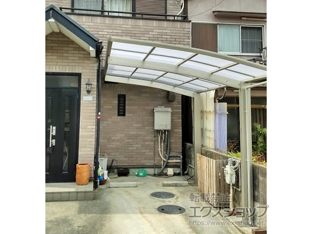 京都府宇治市ののカーポート プレシオスポート 積雪〜20cm対応 施工例