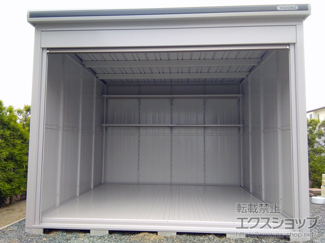 静岡県浜松市のの物置・屋外倉庫 エルモシャッター 床タイプ 一般型（LOD-2929HF） LOD-2929HF-CB 施工例