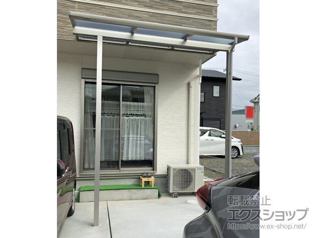 埼玉県北足立郡伊奈町ののテラス屋根 ソラリア F型 テラスタイプ 単体 積雪〜20cm対応 施工例