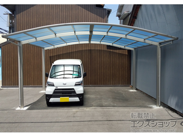 大阪府岸和田市ののカーポート レイナツインポートグラン　積雪〜20cm対応 施工例
