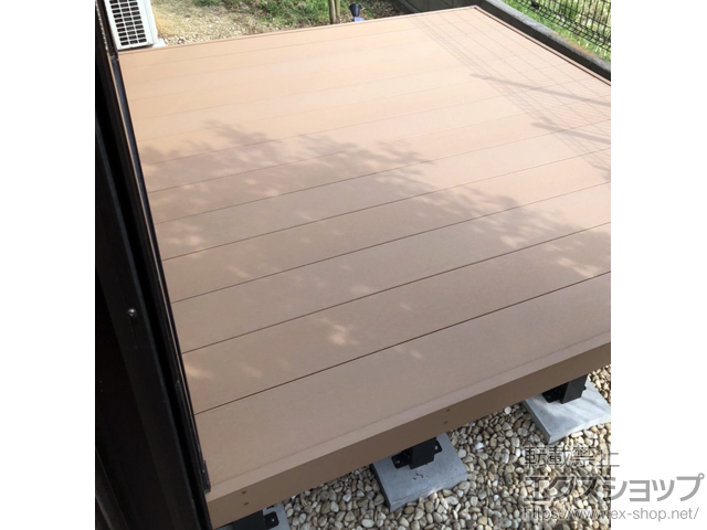 東京都昭島市ののウッドデッキ リウッドデッキ 200 施工例