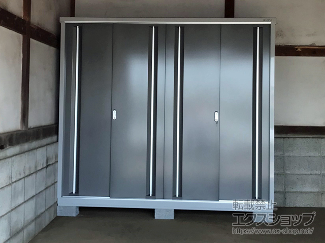 神奈川県横浜市のの物置・屋外倉庫 シンプリー 一般型 2160×905×1903 MJX-219E-P-PG 施工例