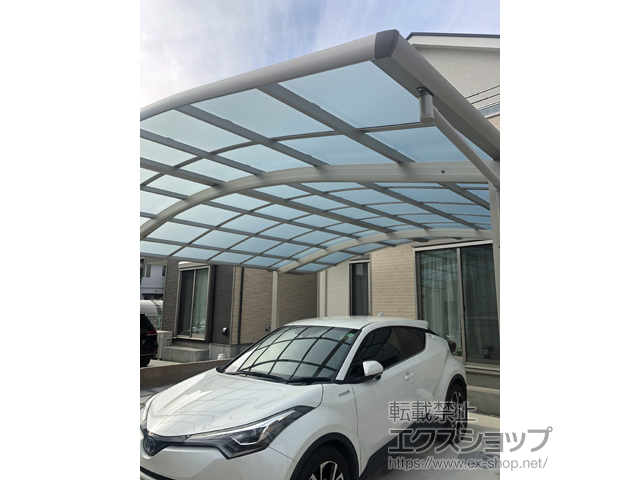 埼玉県上尾市ののカーポート レイナツインポートグラン　積雪〜20cm対応 施工例