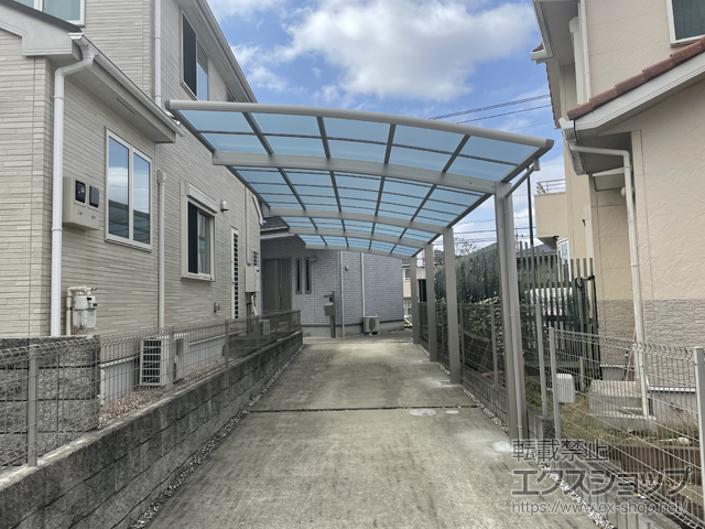 千葉県千葉市ののカーポート レイナポートグラン 縦連棟　積雪〜20cm対応 施工例