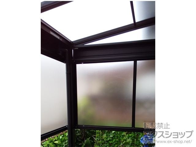 愛知県名古屋市ののテラス屋根 ソラリア F型 テラスタイプ 単体 積雪〜20cm対応 施工例