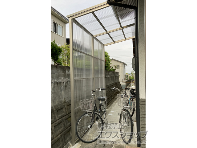 静岡県浜松市ののストックヤード ストックヤードII オープンタイプ 積雪〜20cm対応 施工例