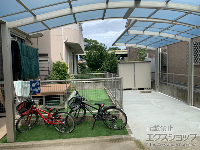 熊本県熊本市ののカーポート レイナツインポートグラン　積雪〜20cm対応 施工例