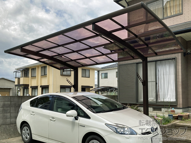 兵庫県加古川市ののカーポート レイナポートグラン　積雪〜20cm対応 施工例