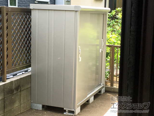 神奈川県藤沢市のの物置・屋外倉庫 エスモ 一般型 1497×750×1501 ESE-1507E-SS 施工例