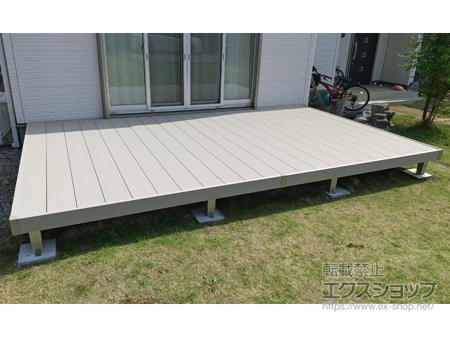 栃木県小山市ののウッドデッキ リウッドデッキ 200 施工例