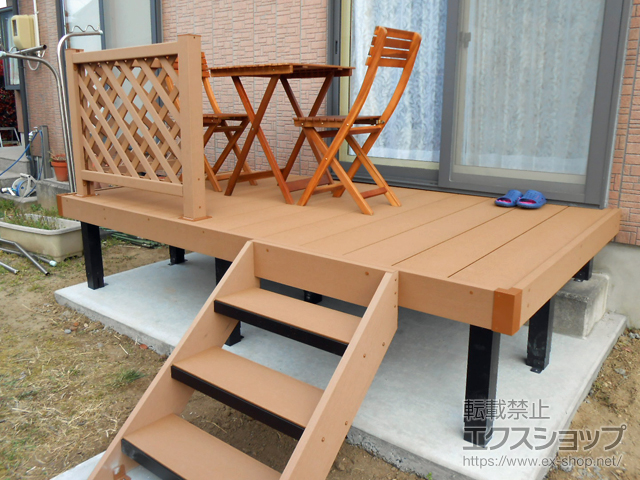 新潟県柏崎市ののウッドデッキ マージウッドデッキ 施工例