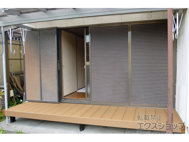 佐賀県小城市ののウッドデッキ マージウッドデッキ 施工例