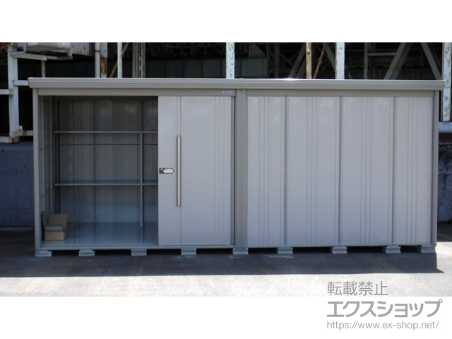 大阪府大阪市のの物置・屋外倉庫 Mr.ストックマンダンディ 一般型 5079×1922×2110 ND-5019-W 施工例