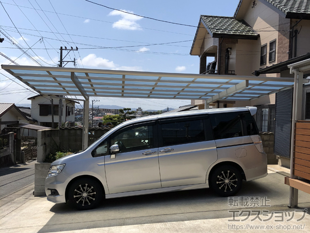 福岡県中間市ののカーポート エフルージュグラン　積雪〜20cm対応 施工例