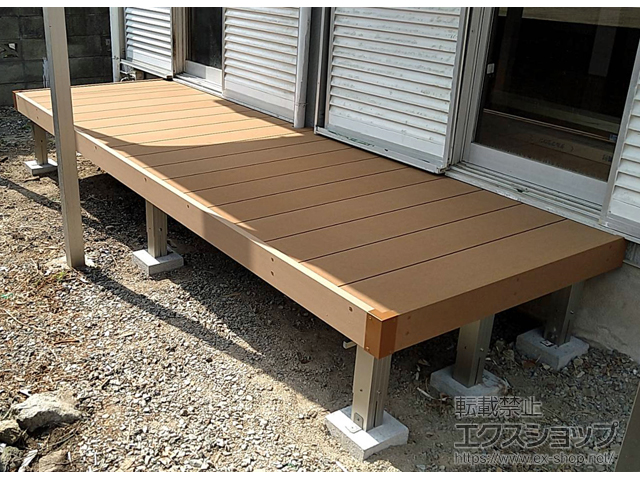 福岡県福岡市ののウッドデッキ リウッドデッキ 200 施工例