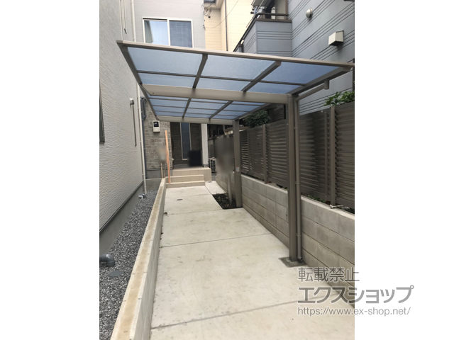 東京都豊島区ののサイクルポート・駐輪場 ネスカFミニ (フラットスタイル) 積雪〜20cm対応 施工例