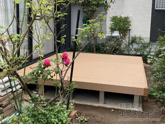 千葉県柏市ののウッドデッキ リウッドデッキ 200 施工例