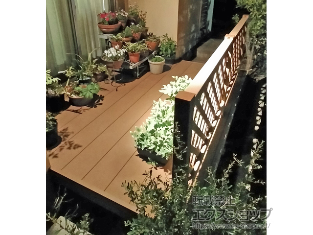 千葉県白井市ののウッドデッキ リウッドデッキ 200 施工例