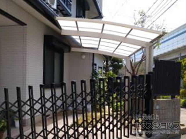 兵庫県神戸市ののカーポート プレシオスポート 積雪〜20cm対応 施工例