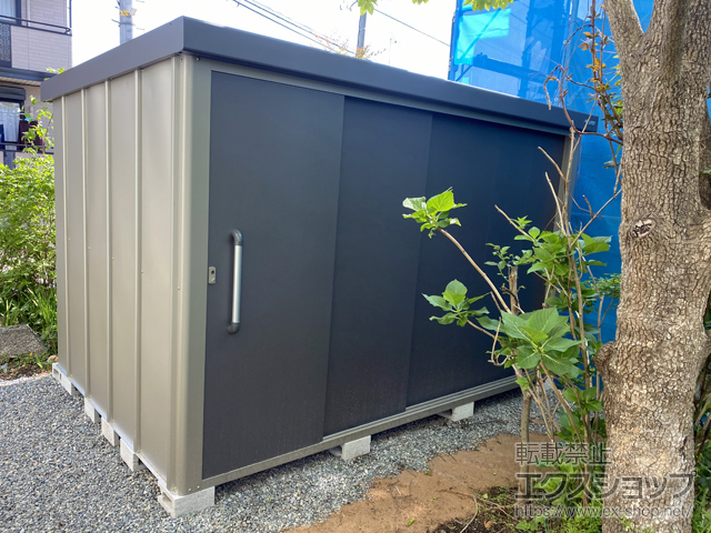 神奈川県横浜市のの物置・屋外倉庫 エスケーエイト SK8-180 一般型 3000×2000×1940 SK8-180-GK 施工例