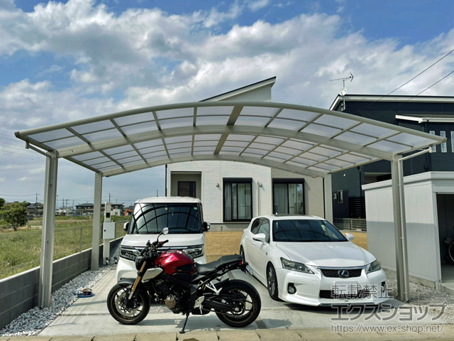 群馬県太田市ののカーポート レイナツインポートグラン　積雪〜20cm対応 施工例