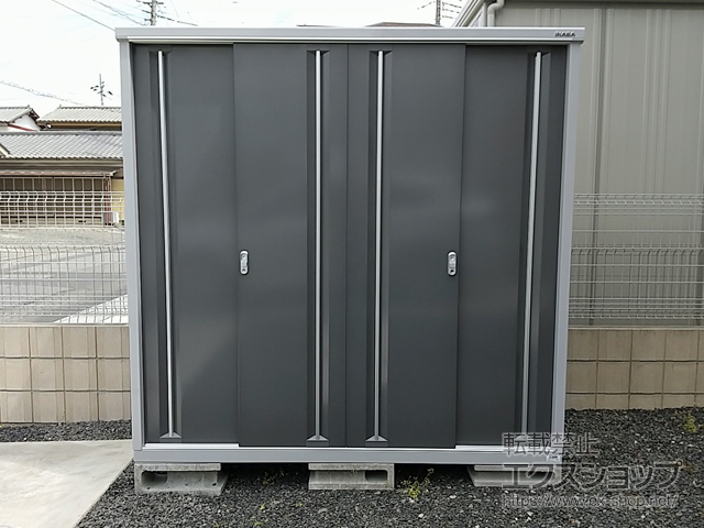 埼玉県行田市のの物置・屋外倉庫 シンプリー 一般型 1940×905×1903（MJX-199E-P） MJX-199E-P-PG 施工例